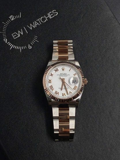 Rolex Datejust 36 126231 White Roman Oyster 2026