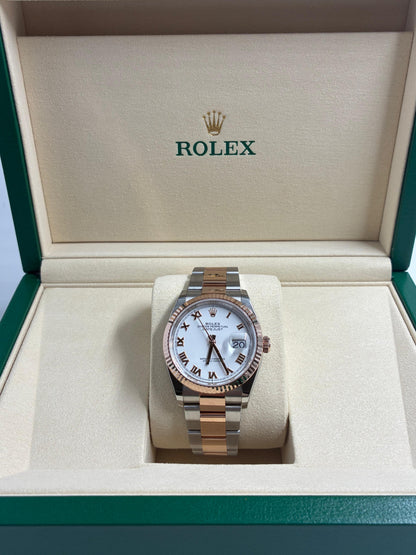 Rolex Datejust 36 126231 White Roman Oyster 2026