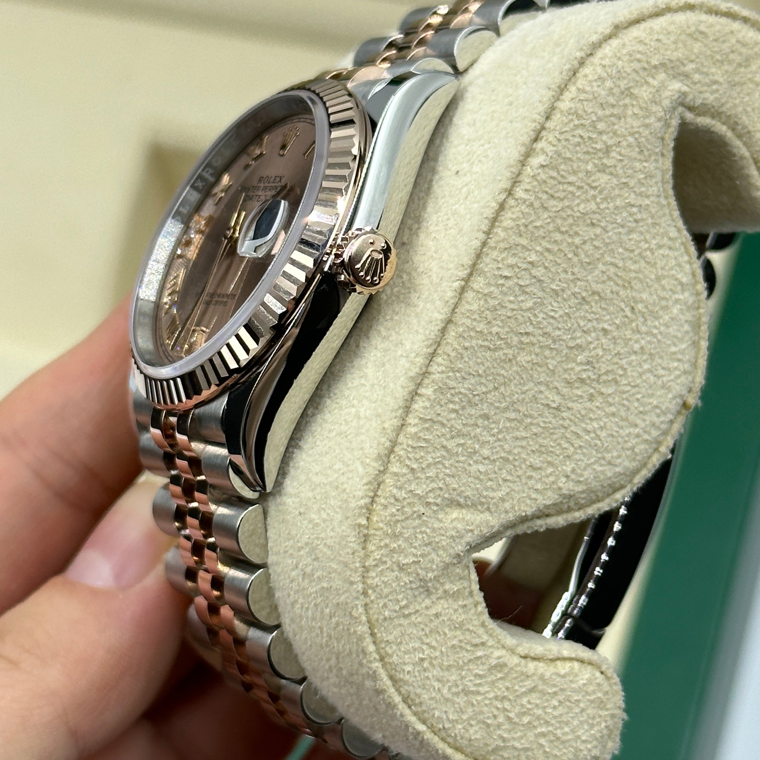 Rolex Datejust 36 126231 Pink VIIX  Roman Jubilee 2025