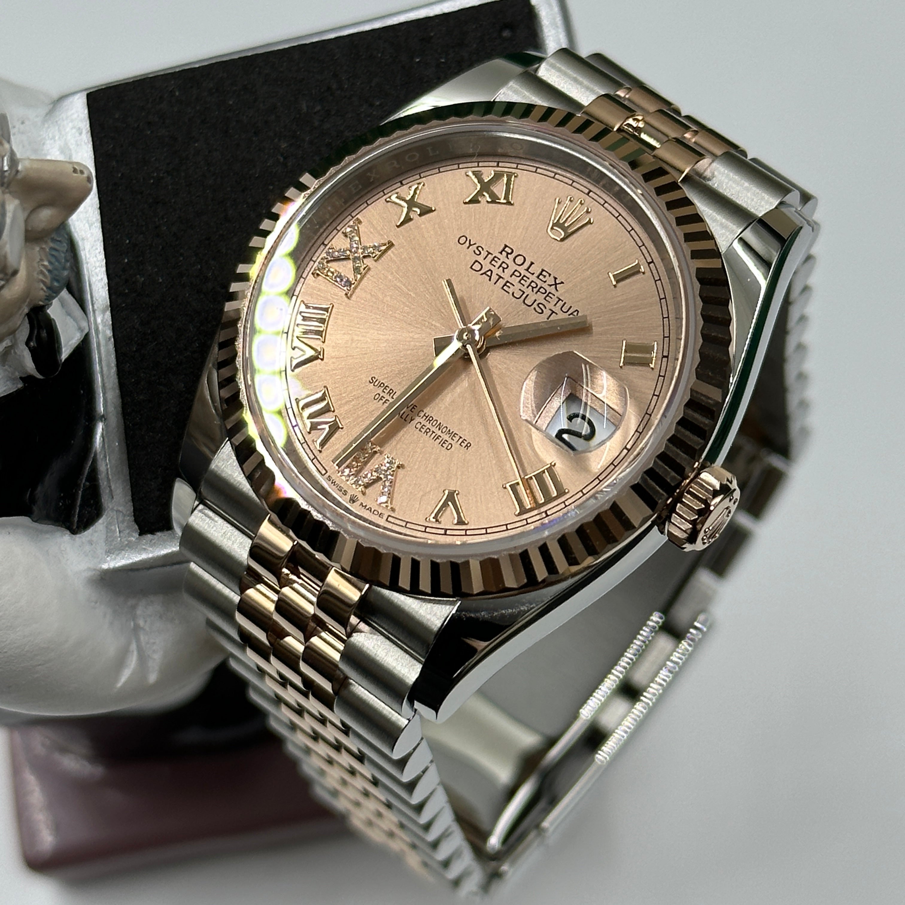 Rolex Datejust 36 126231 Pink VIIX  Roman Jubilee 2025