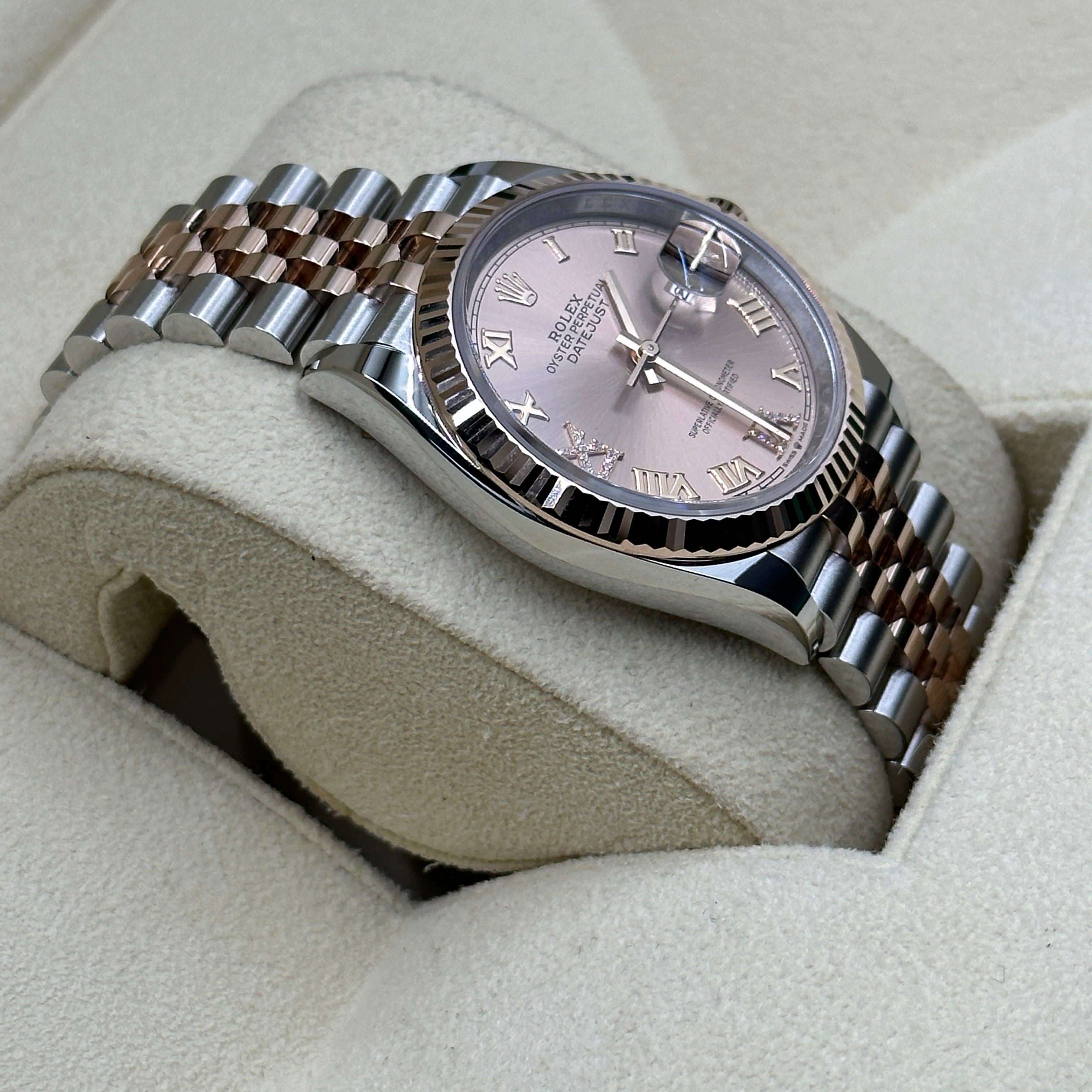Rolex Datejust 36 126231 Pink VIIX  Roman Jubilee 2025