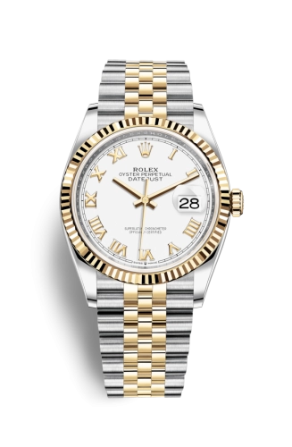 Rolex Datejust 36 126233 White Roman Jubilee