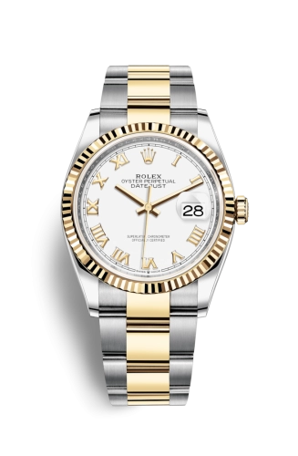 Rolex Datejust 36 126233 White Roman Oyster