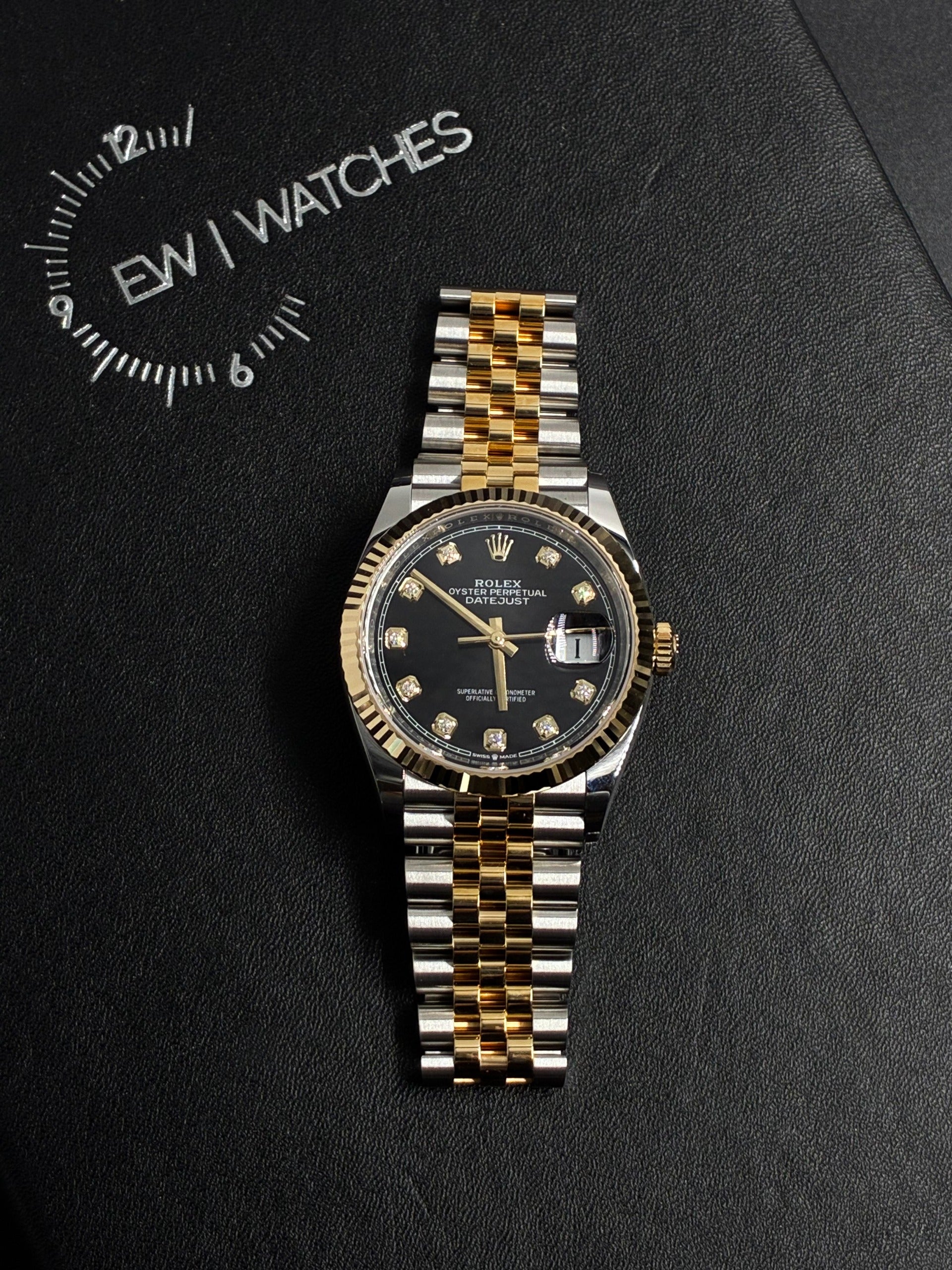 Rolex Datejust 36 126233G Black Jubilee 2025