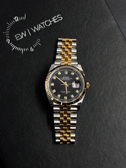 Rolex Datejust 36 126233G Black Jubilee 2025