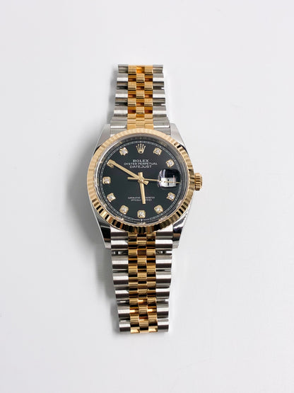 Rolex Datejust 36 126233G Black Jubilee 2025
