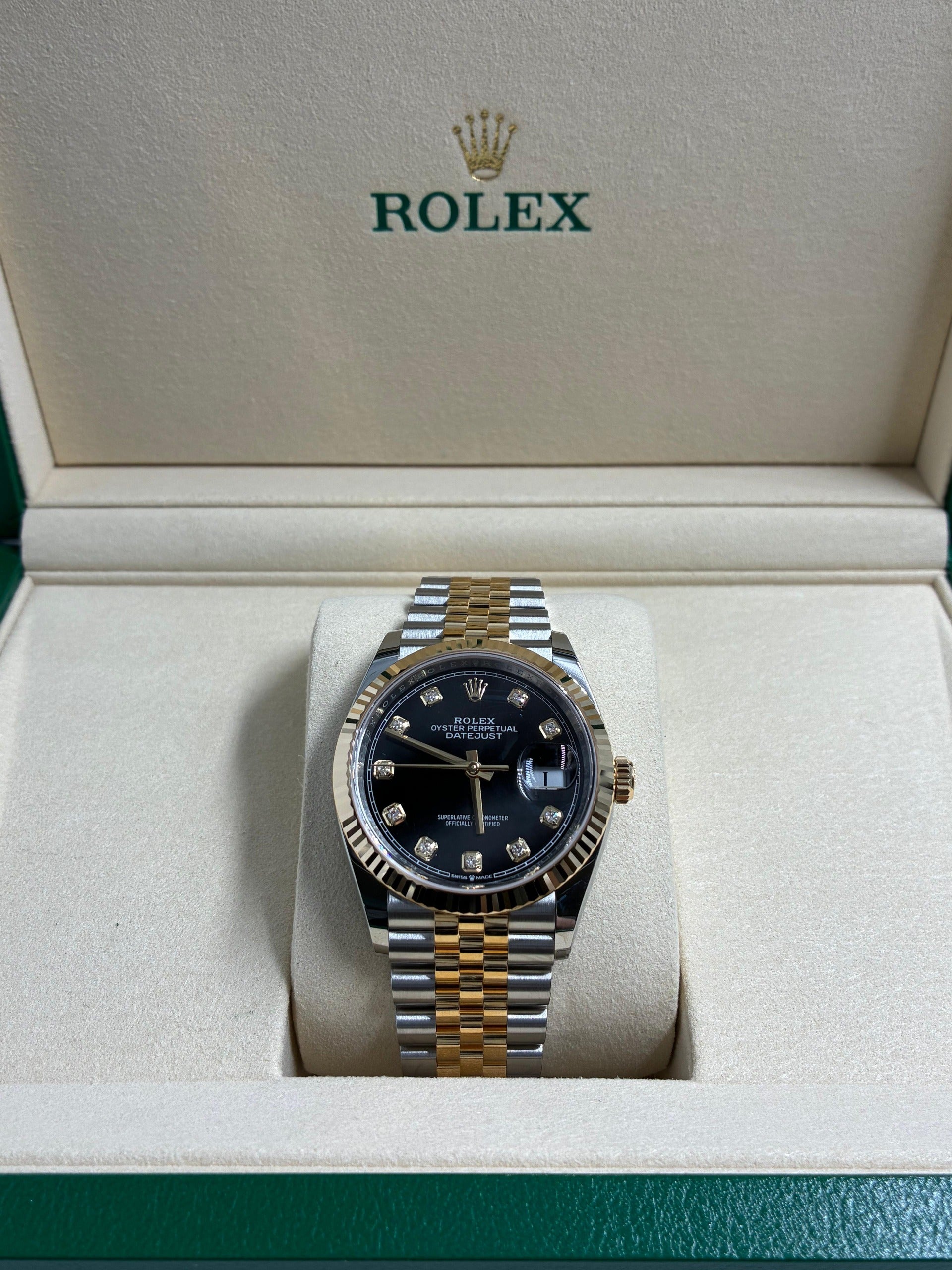 Rolex Datejust 36 126233G Black Jubilee 2025