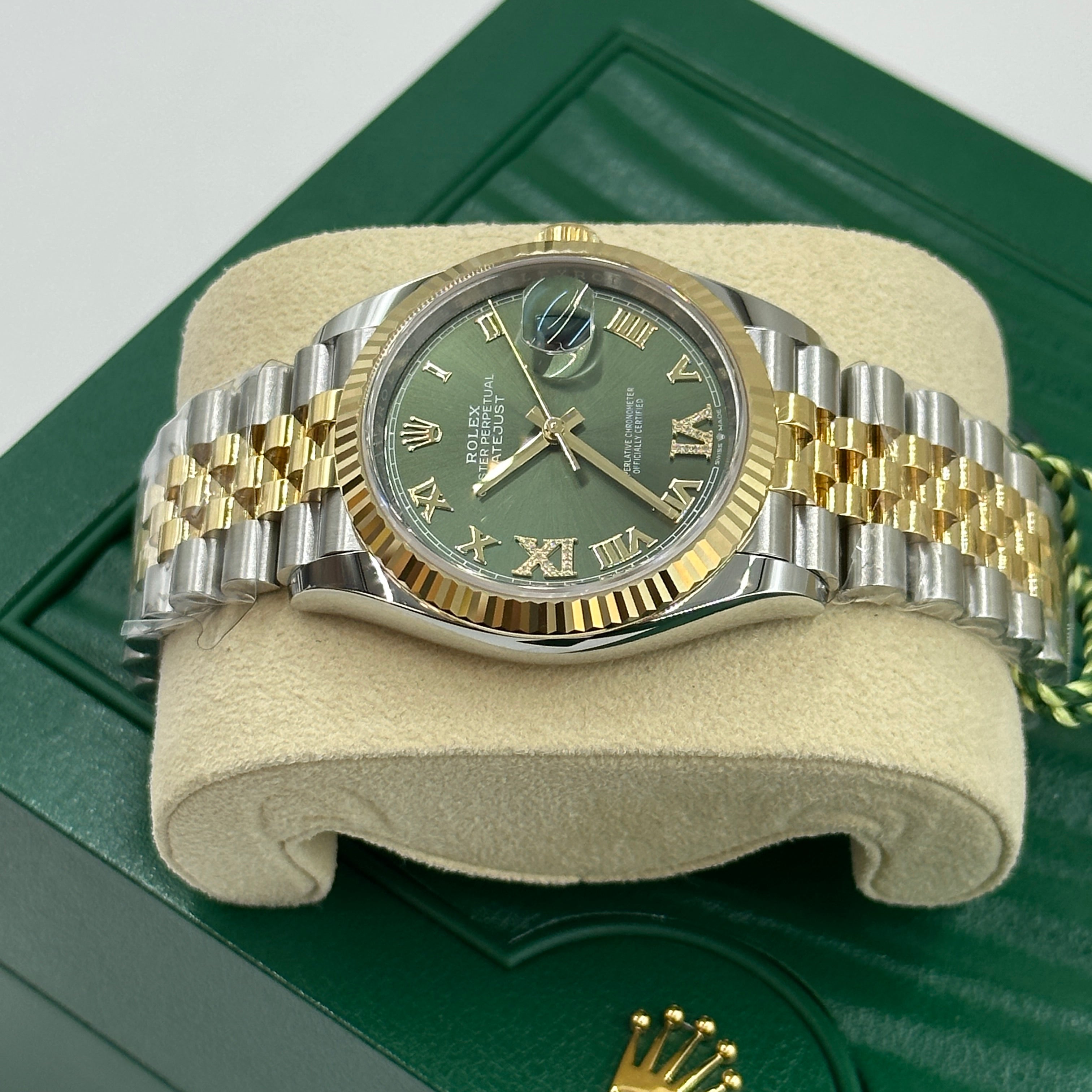 Rolex Datejust 36 126233 Green VIIX Jubilee 2024