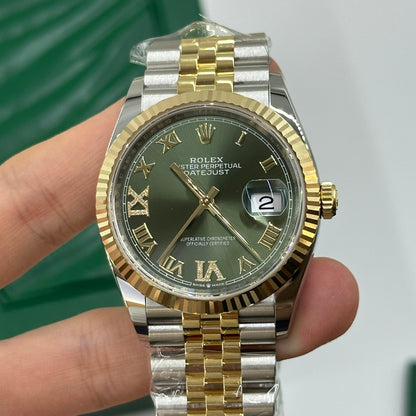 Rolex Datejust 36 126233 Green VIIX Jubilee 2024