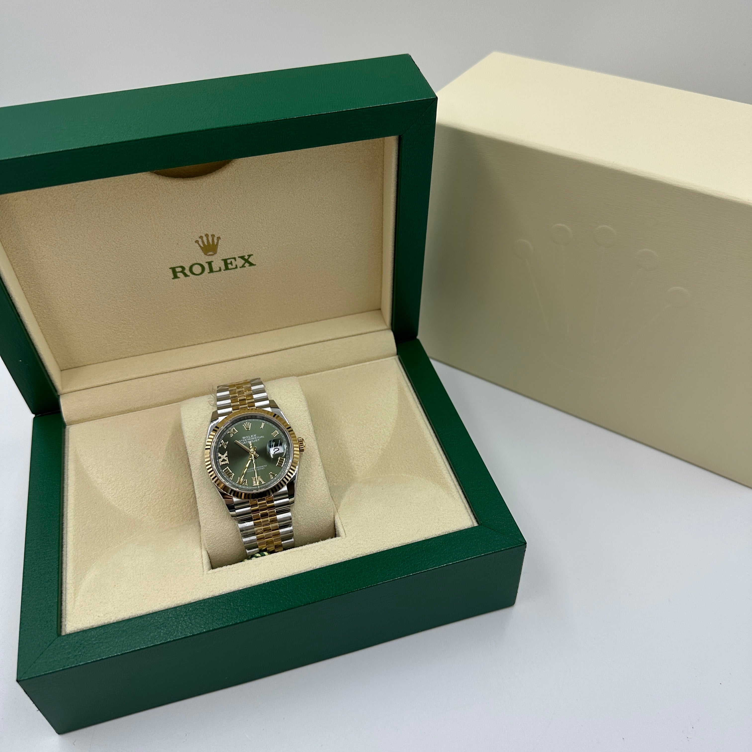 Rolex Datejust 36 126233 Green VIIX Jubilee 2025 – EW Watches