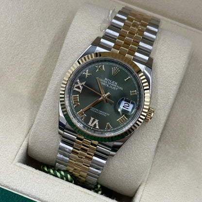 Rolex Datejust 36 126233 Green VIIX Jubilee 2024