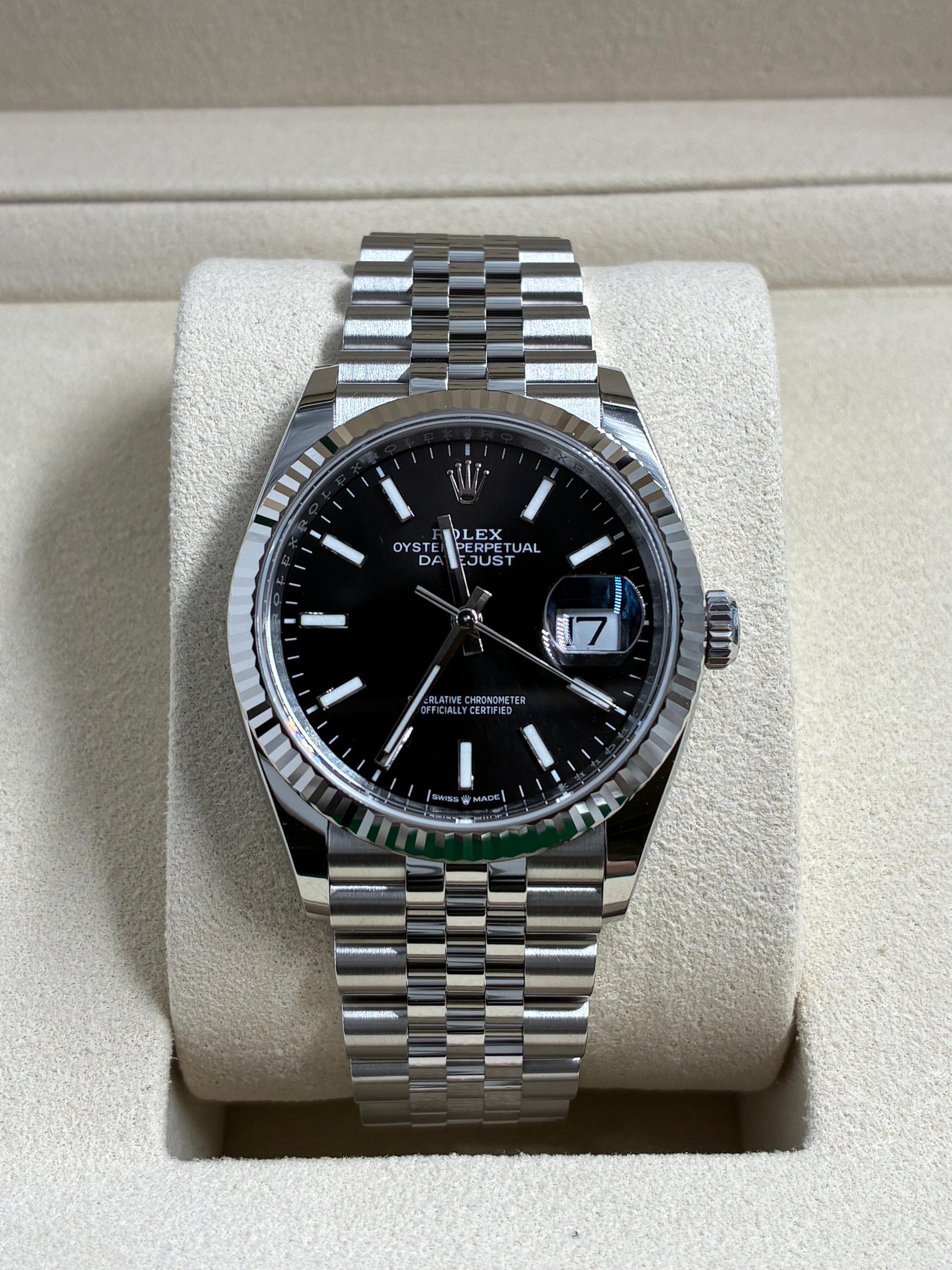 Rolex Datejust 36 126234 Black Index Jubilee 2026