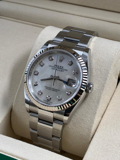Rolex Datejust 36 126234NG White Oyster 2025