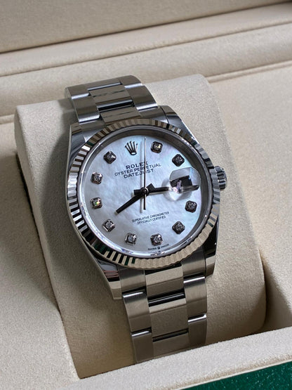 Rolex Datejust 36 126234NG White Oyster 2025