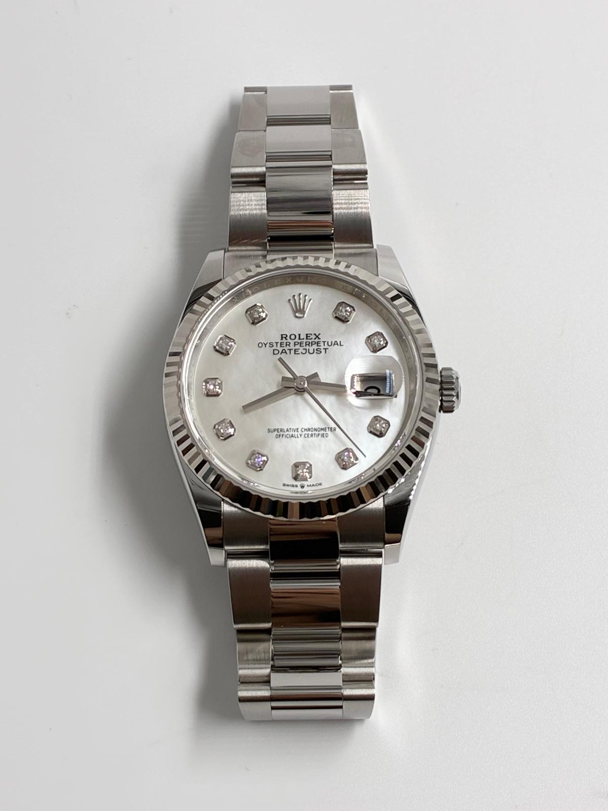 Rolex Datejust 36 126234NG White Oyster 2026