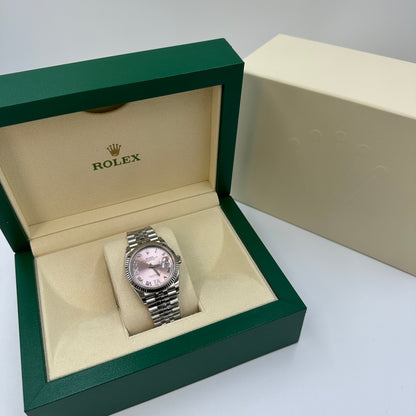 Rolex Datejust 36 126234 Pink Roman VIIX Diamond Dial Jubilee