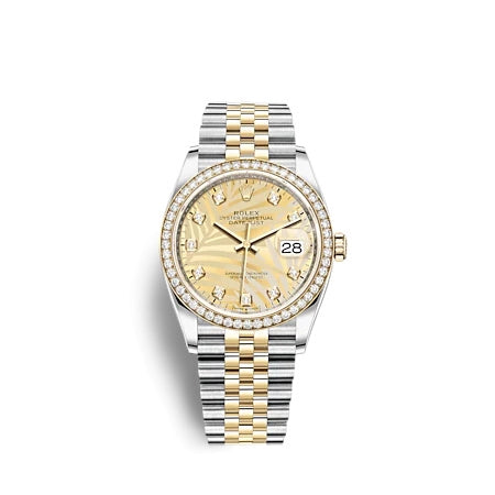 Rolex Datejust 36 126283RBR Golden Palm Diamond Jubilee