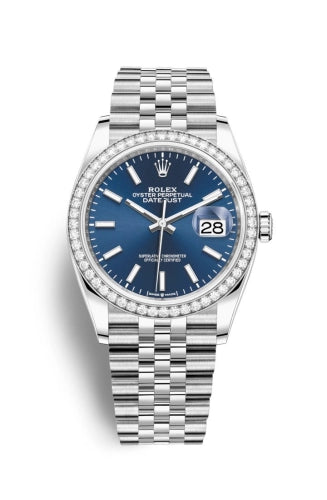 Rolex Datejust 36 126284RBR Blue Index Jubilee