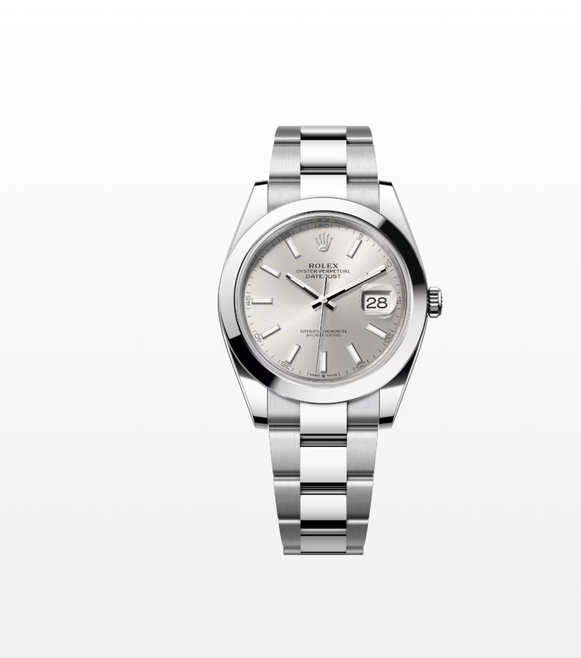 Rolex Datejust 41 126300 Silver Oyster