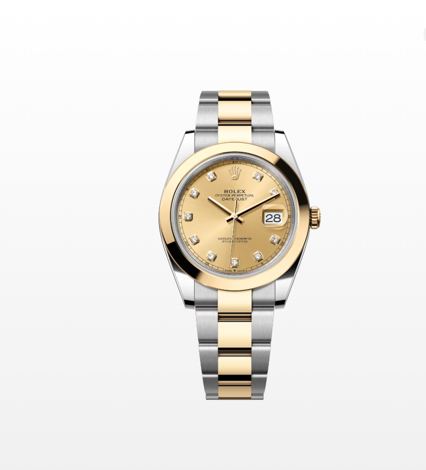 Rolex Datejust 41 126303 ChampanDiamonds Oyster
