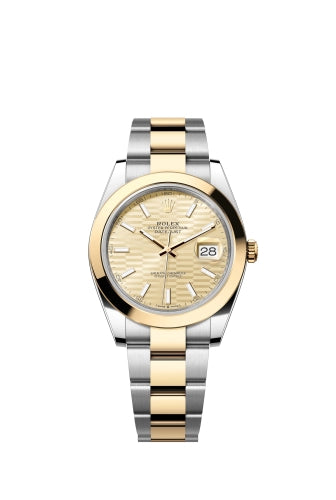 Rolex Datejust 41 126303 Champagne Fluted Oyster