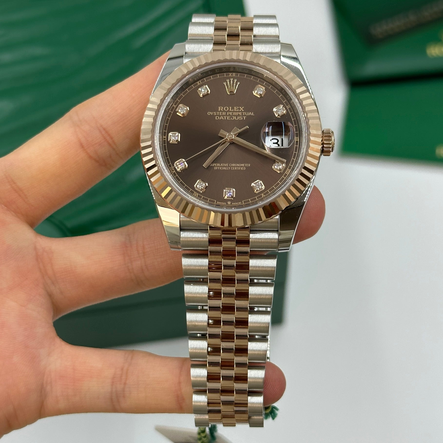 Rolex Datejust 41 126331G Choco Jubilee 2025