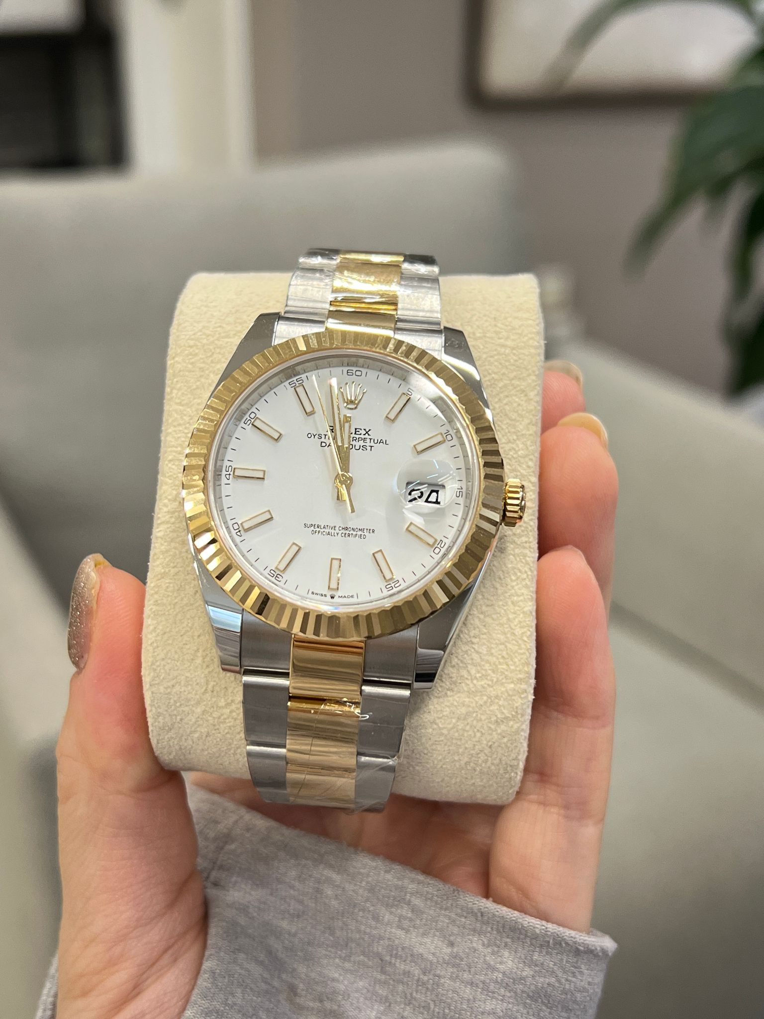 Rolex Datejust 41 126333 White Index Oyster 2025