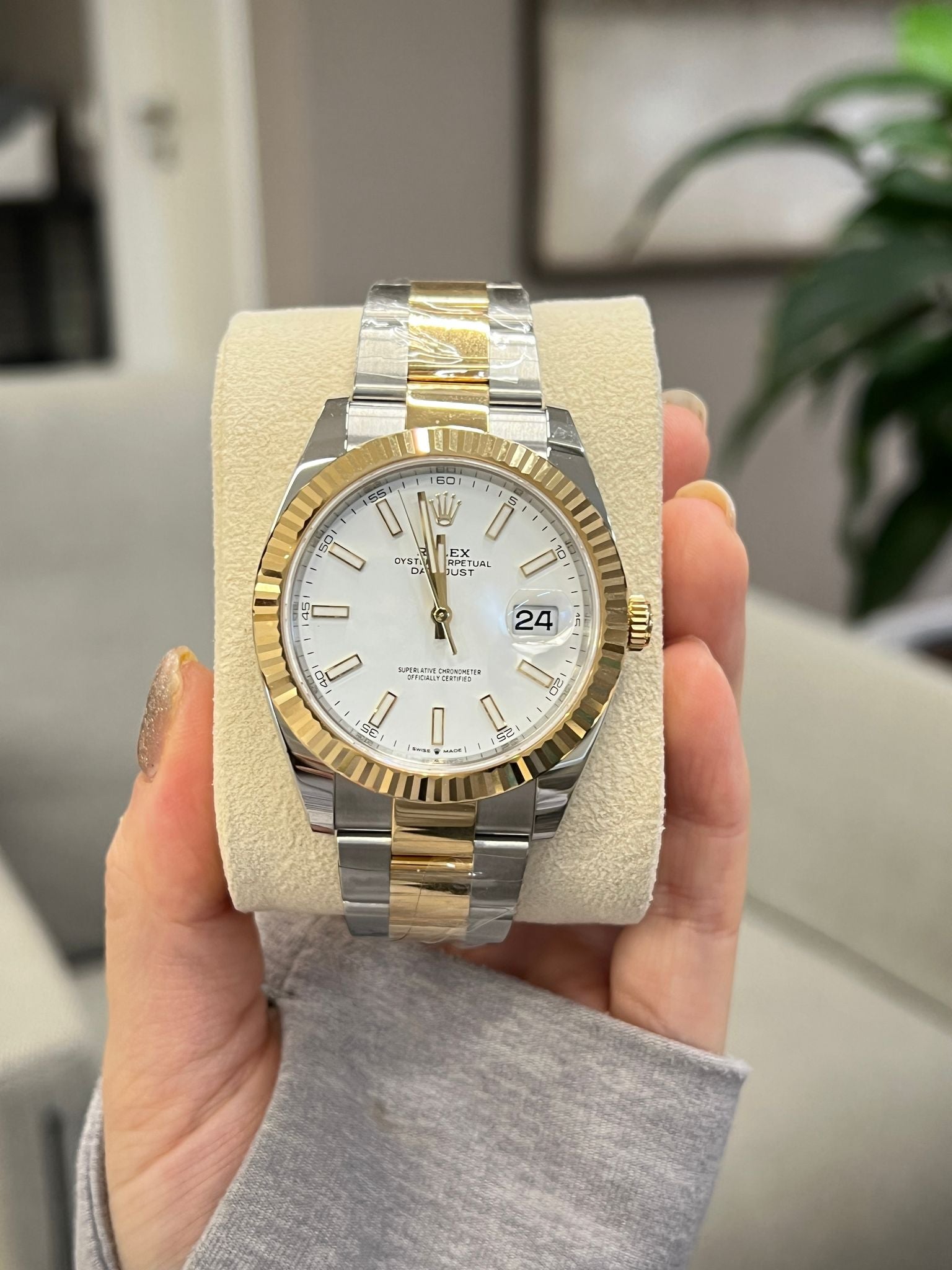 Rolex Datejust 41 126333 White Index Oyster 2025