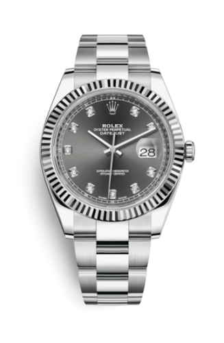 Rolex Datejust 41 126334 Grey Diamonds Oyster