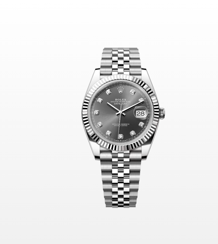 Rolex Datejust 41 126334 Grey Diamond Jubileei