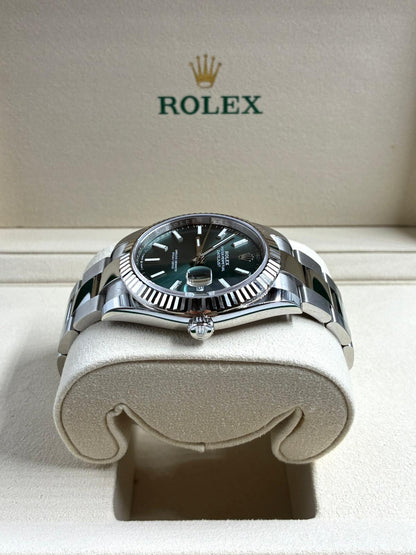 Rolex Datejust 41 126334 Mint Green Index Oyster 2026
