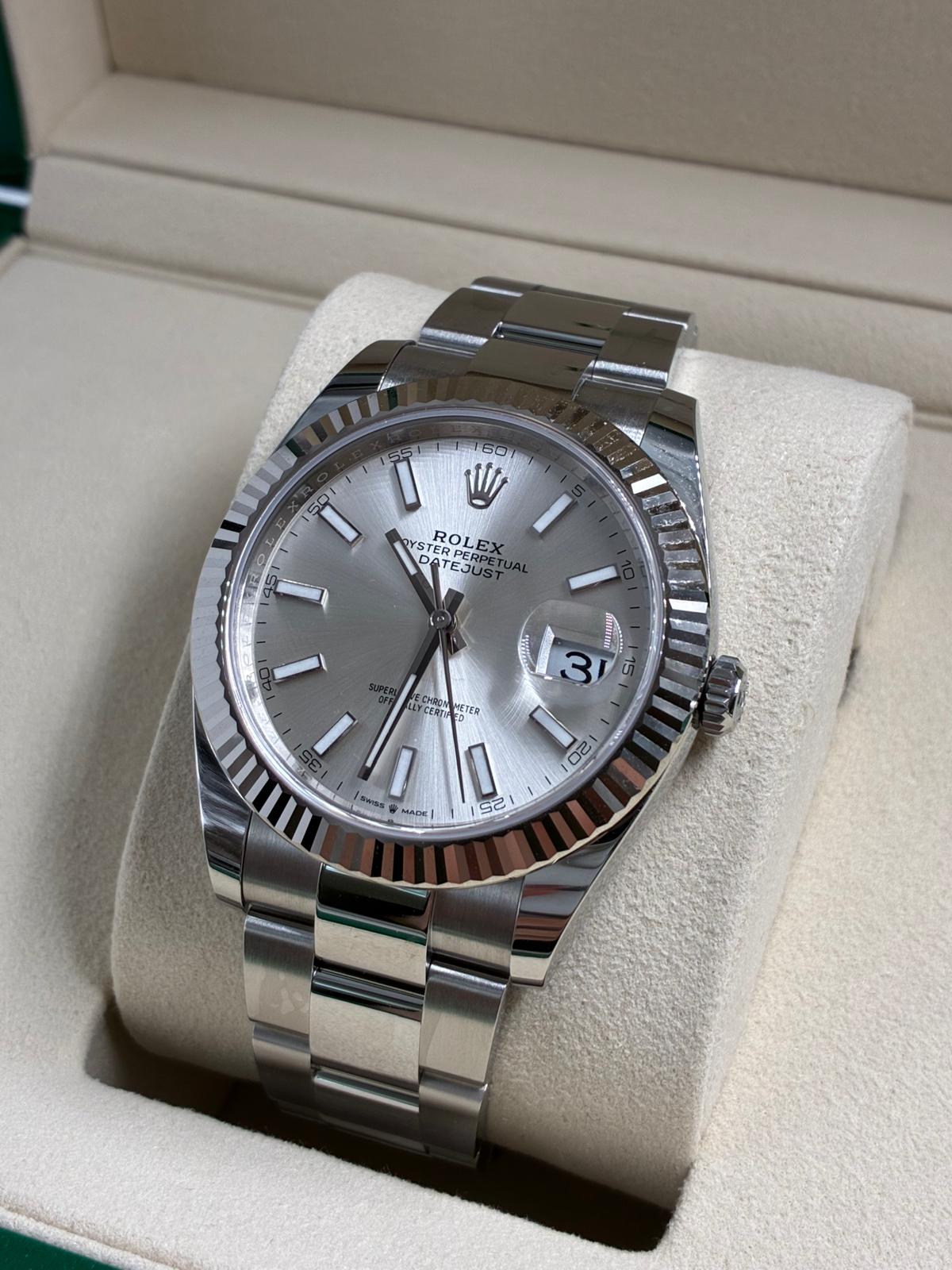 Rolex Datejust 41 126334 Silver Index Oyster 2026