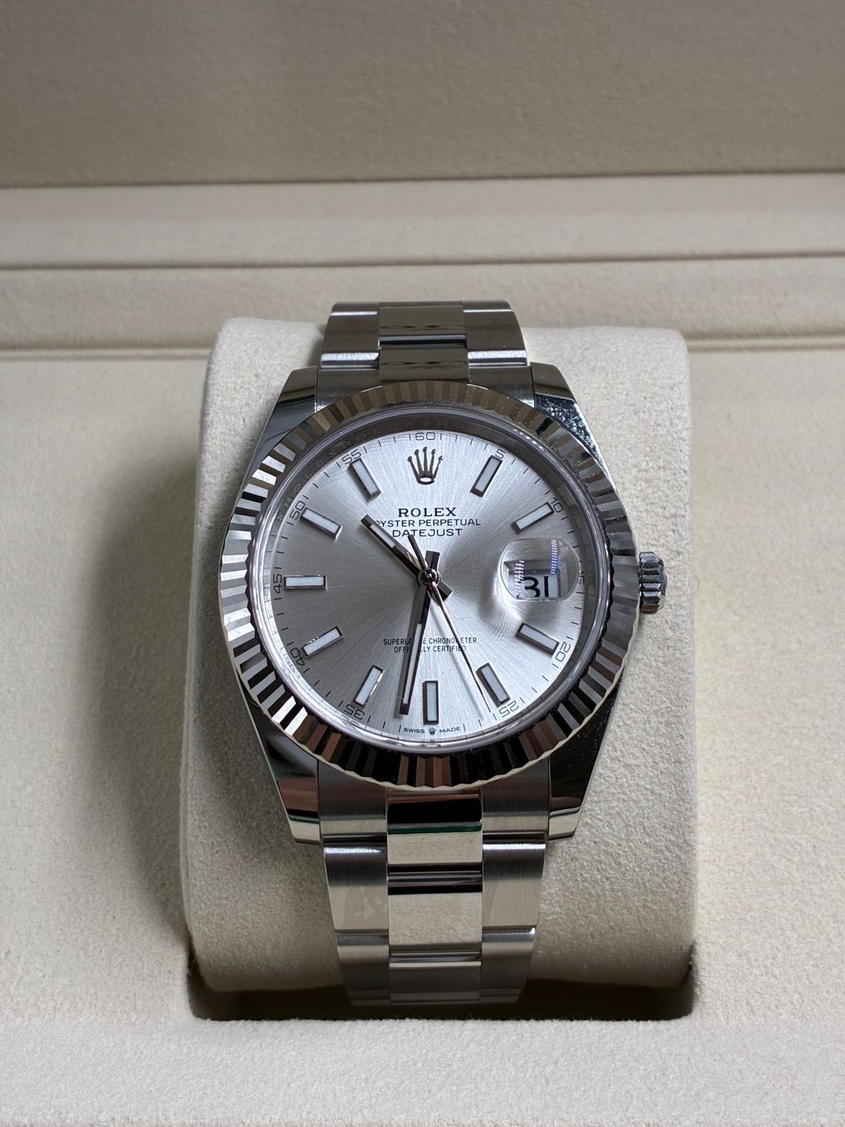 Rolex Datejust 41 126334 Silver Index Oyster 2026