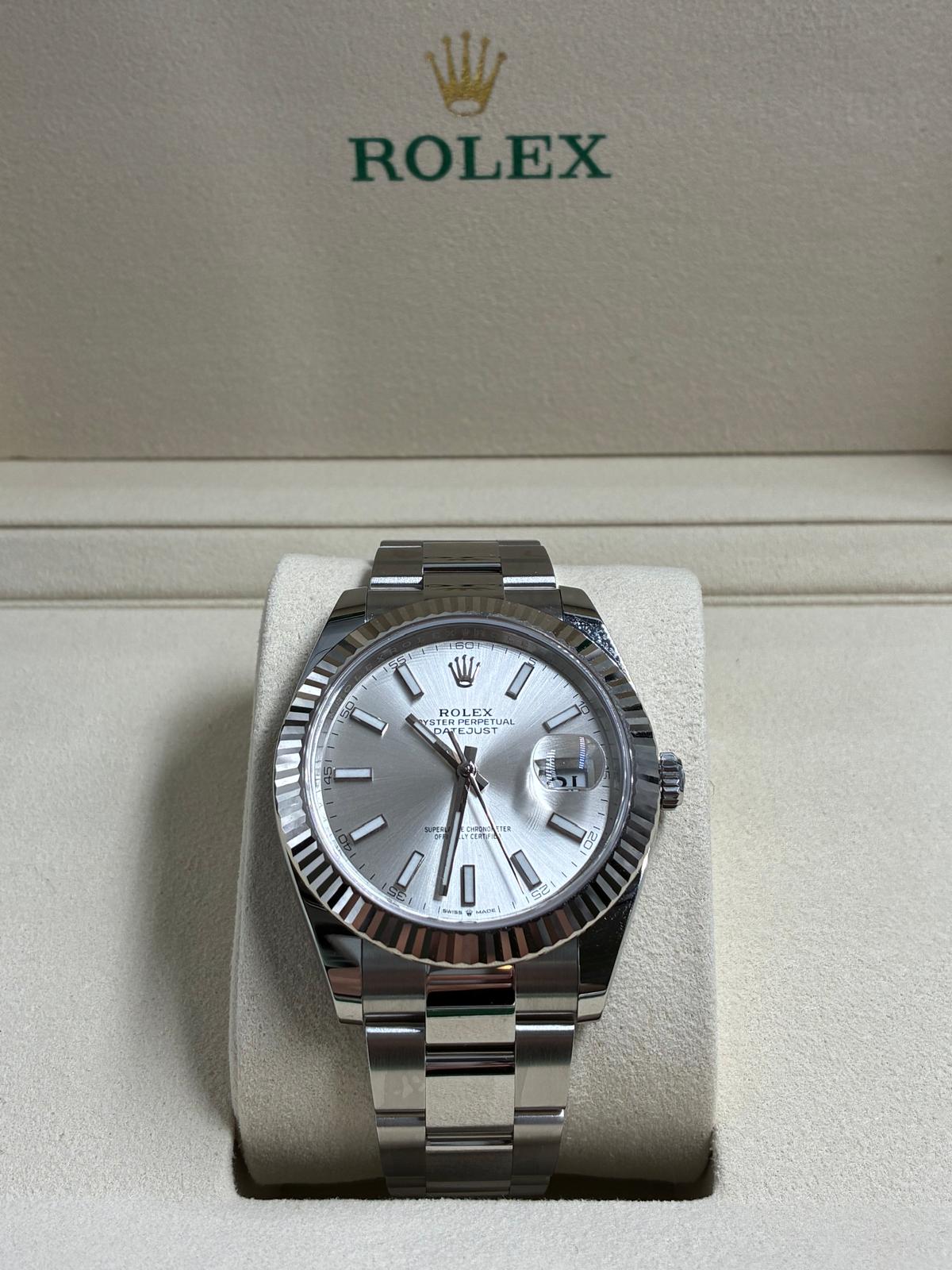 Rolex Datejust 41 126334 Silver Index Oyster 2026