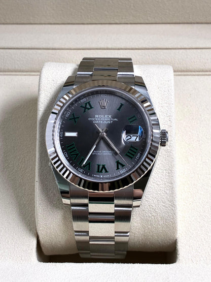 Rolex Datejust 41 126334 Wimbledon Oyster 2025