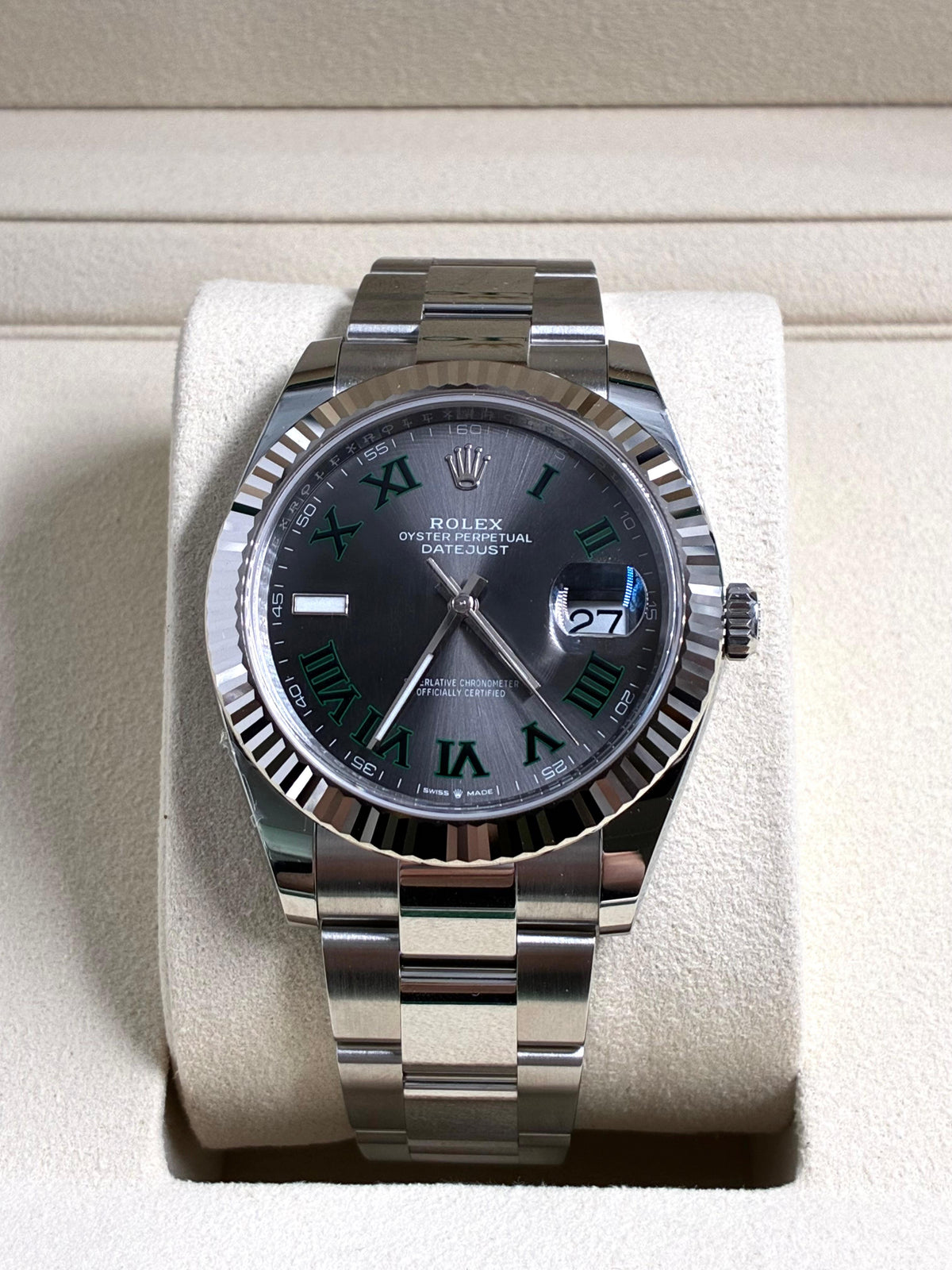 Rolex Datejust 41 126334 Wimbledon Oyster 2026