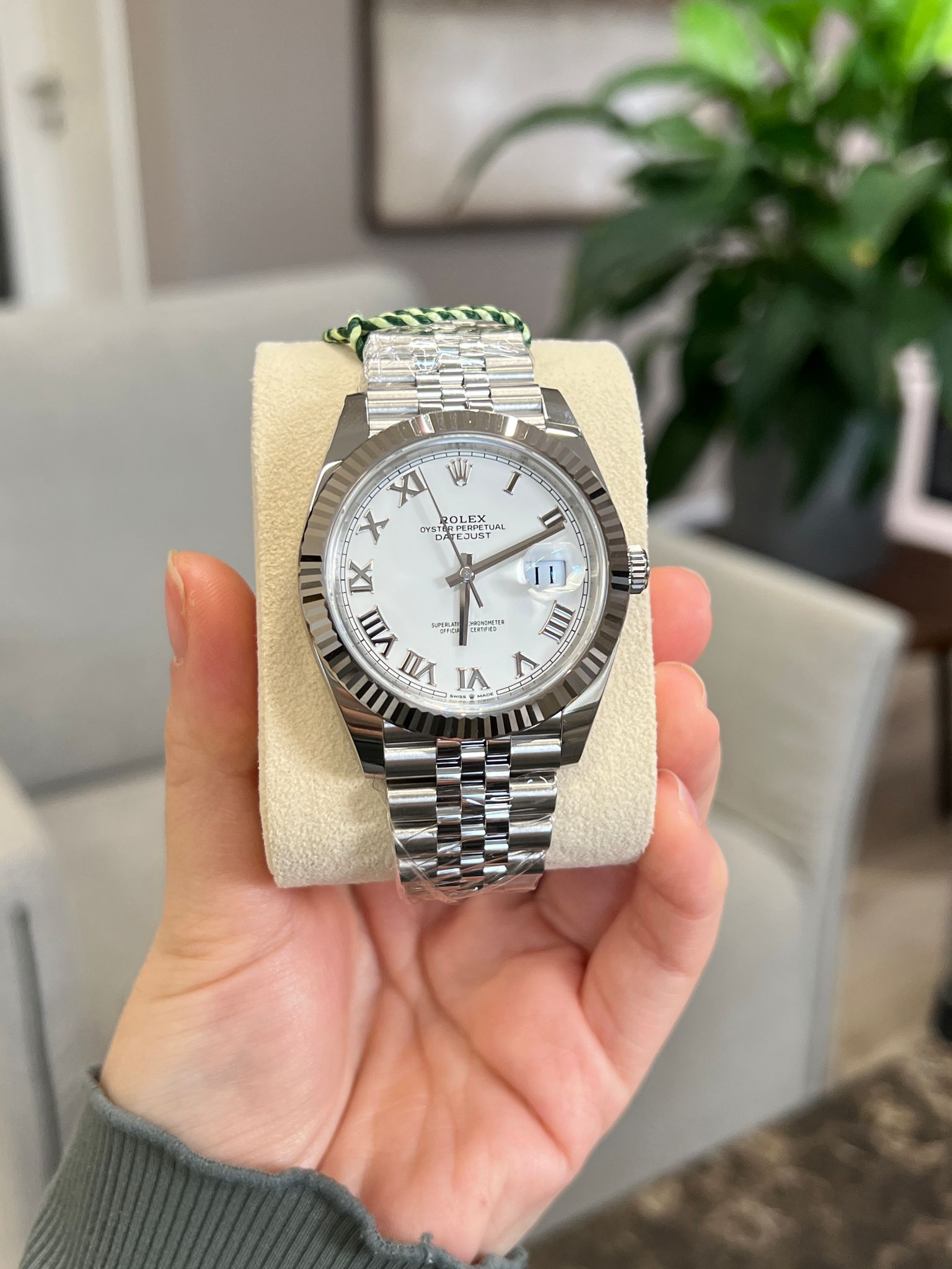Rolex Datejust 41 126334 White Roman Jubilee 2025