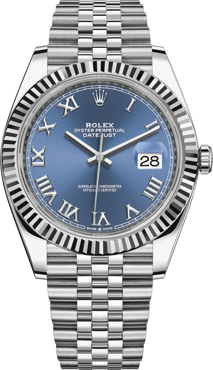 Rolex Datejust 41 126334 Blue Roman Jubilee