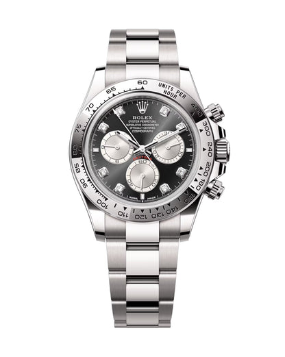 Rolex Cosmograph Daytona 126509 Bright black and steel set with diamonds