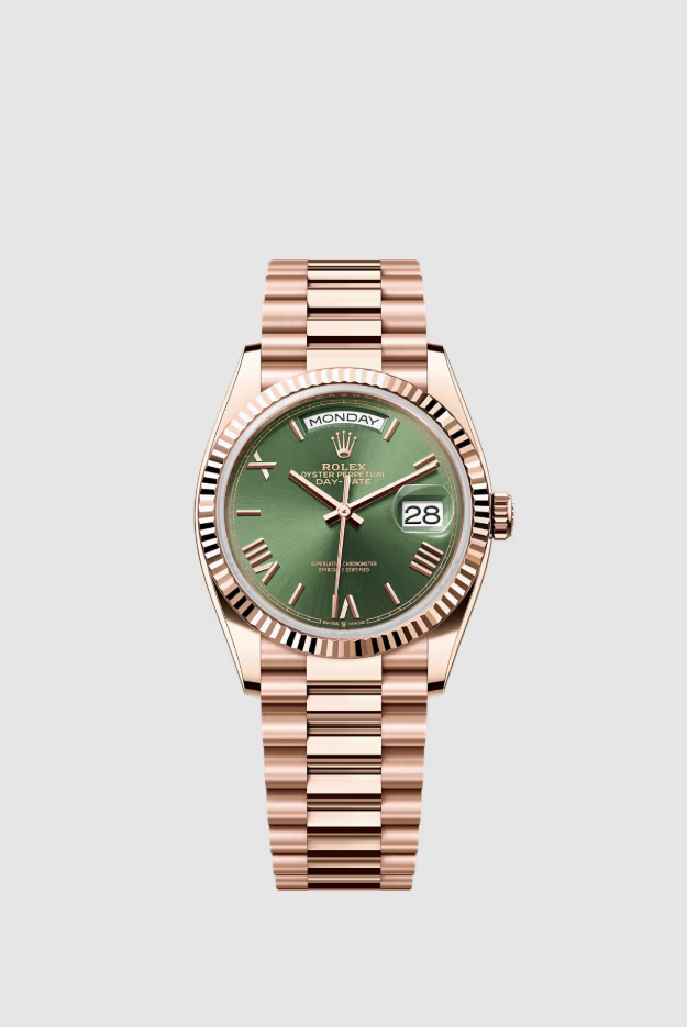 Rolex Day-Date 36 128235 GREEN ROMAN 2026