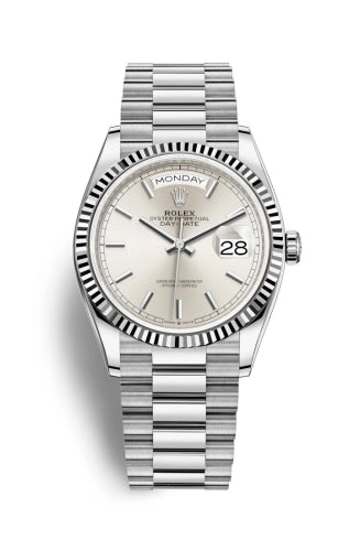 Rolex Day-Date 36 Silver 128239