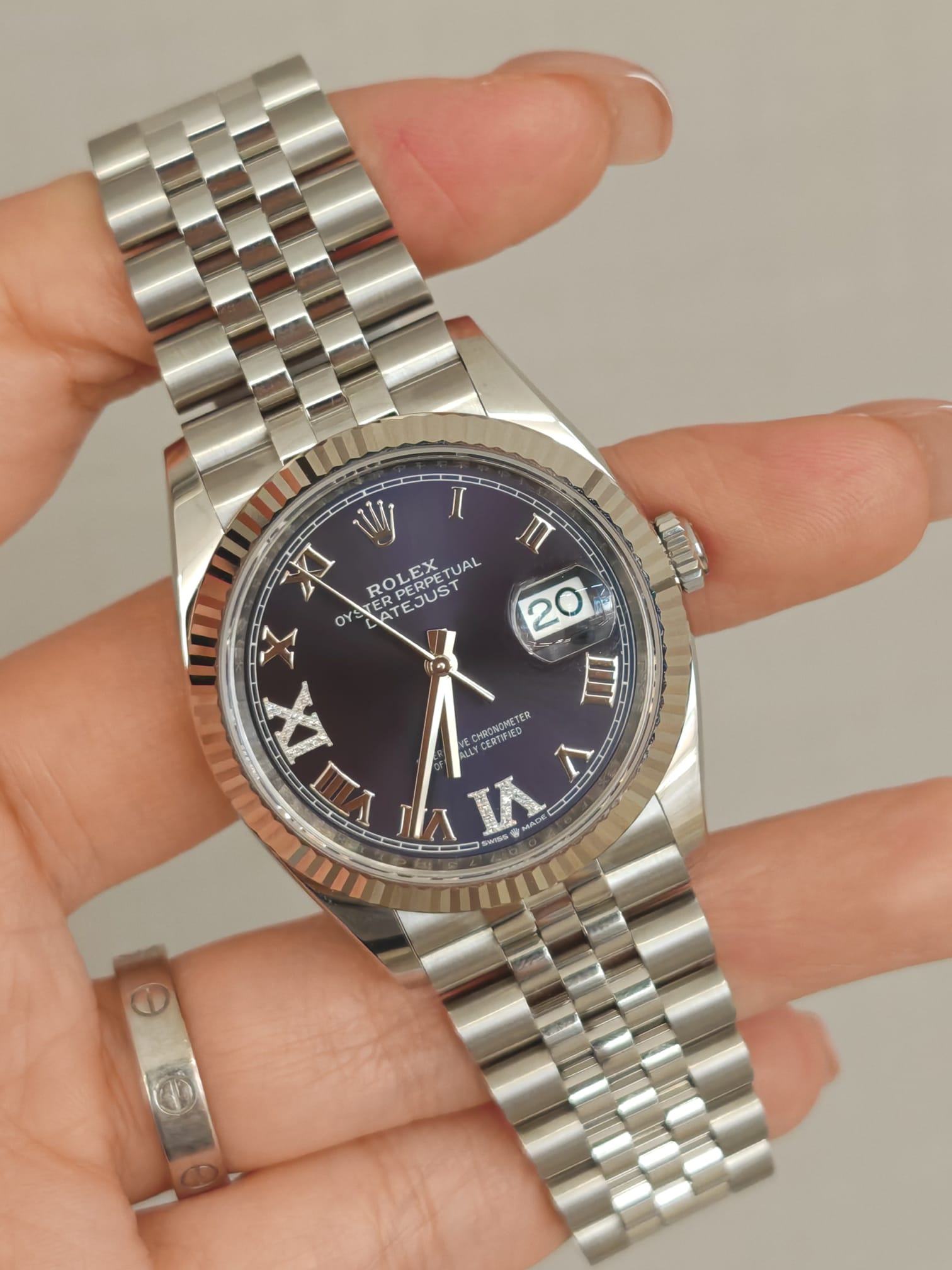 Rolex Datejust 36 126234 Purple VIIX Jubilee 2024