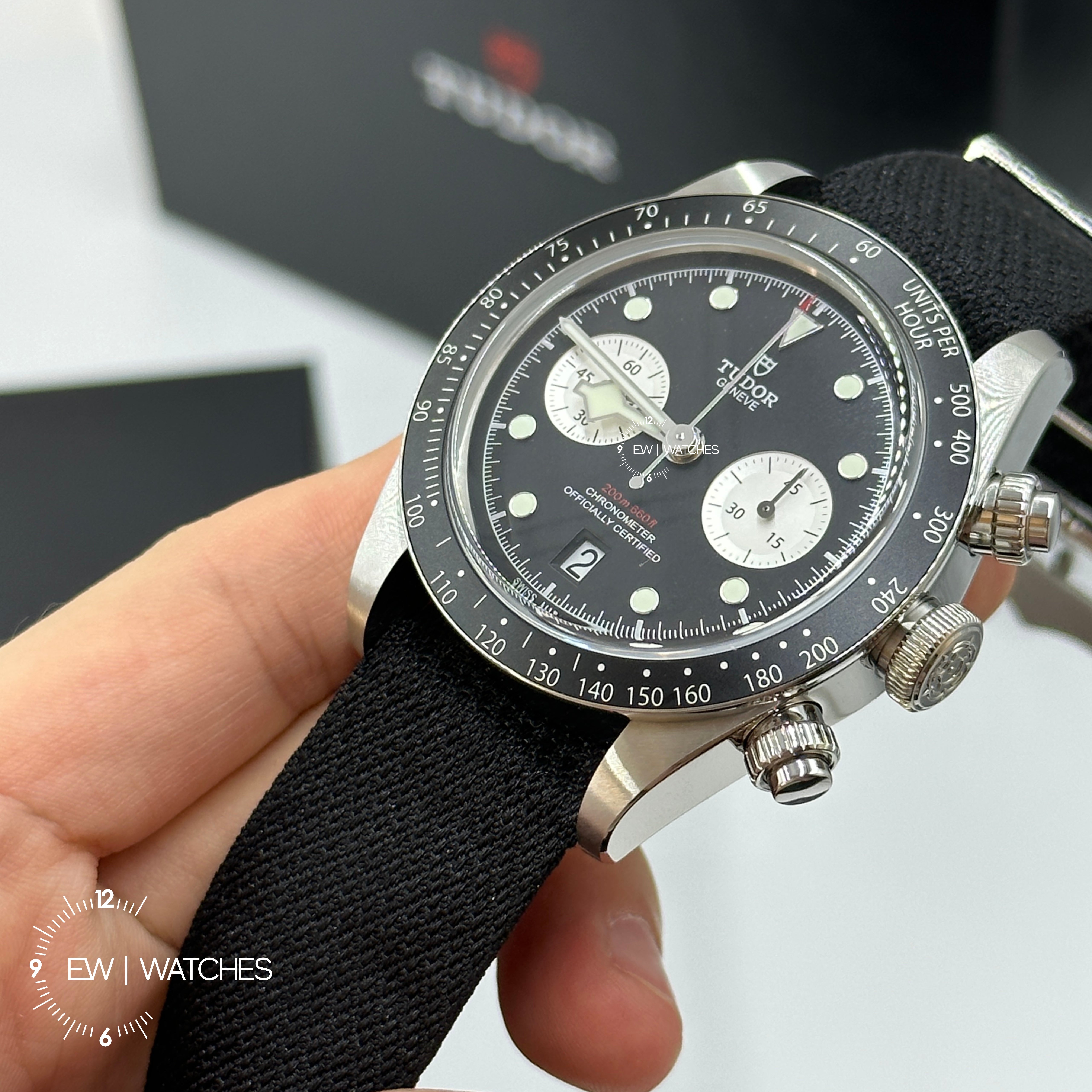 Tudor Black Bay Chrono 41mm 79360N-0007 Black Woven 2023