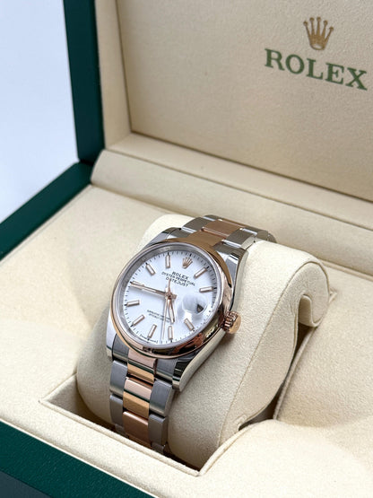 Rolex Datejust 36mm 126201 White Index OYS