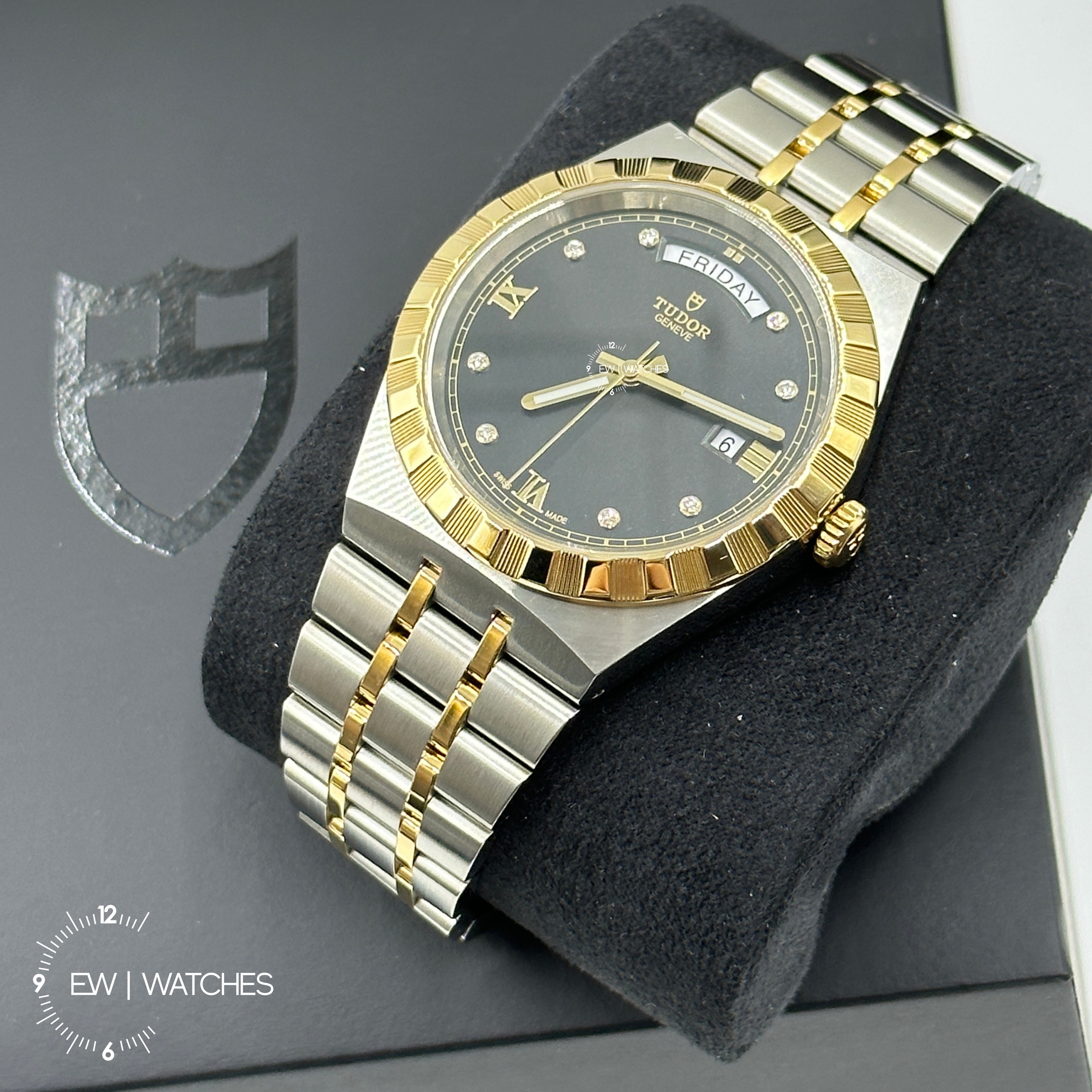 Tudor Royal 41mm 28603-0005 Black Diamonds 2023