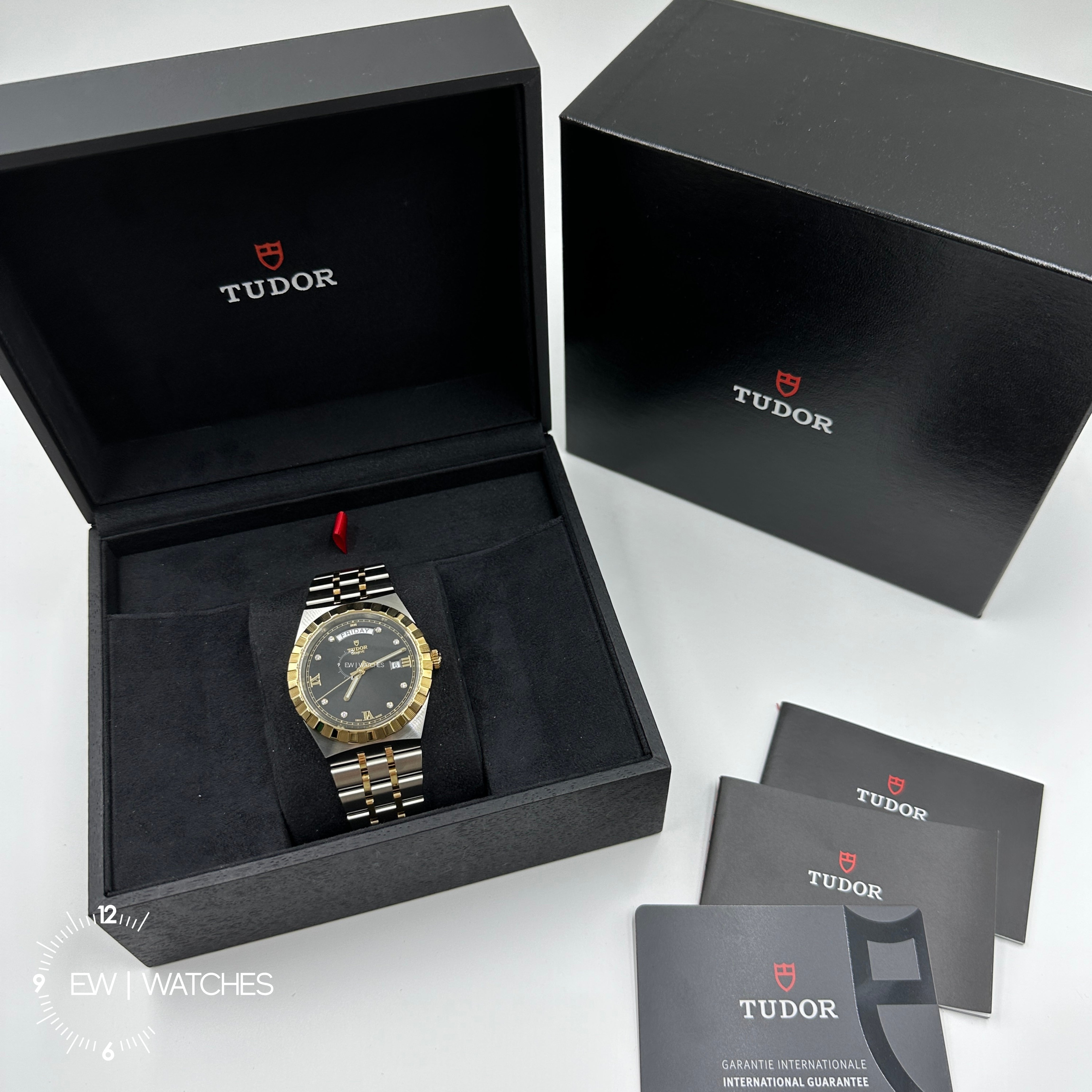 Tudor Royal 41mm 28603-0005 Black Diamonds 2023