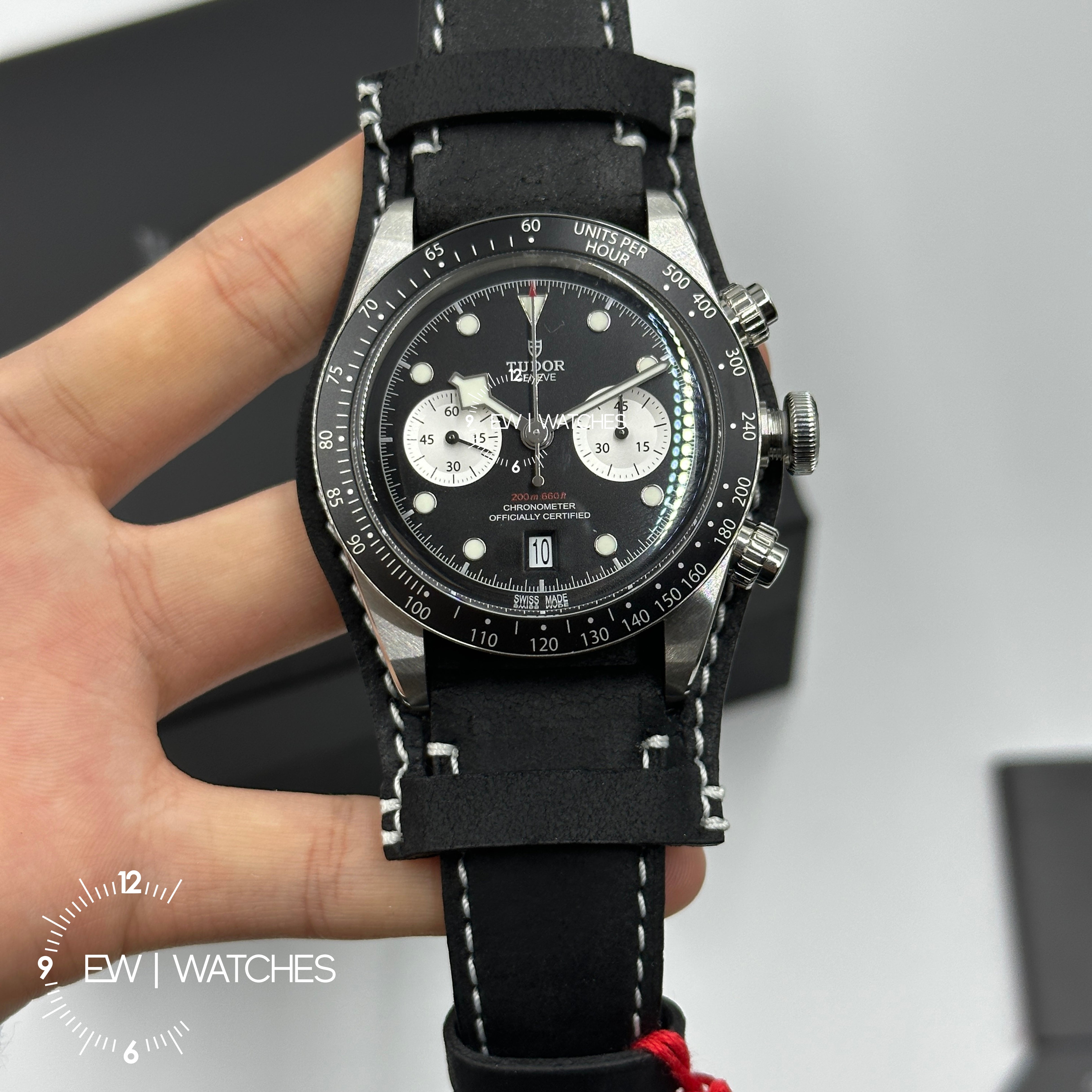Tudor Black Bay Chrono 41mm 79360N-0005 Black Strap