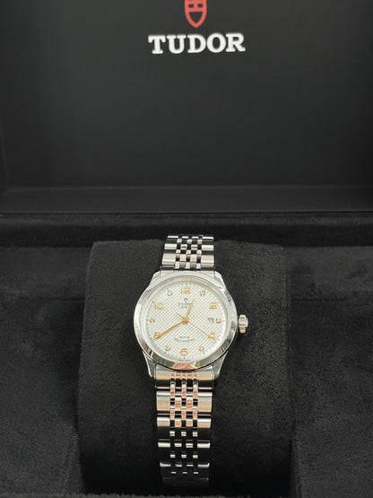 Tudor 91350-0003 1926 28 Stainless Steel / Silver - Diamond