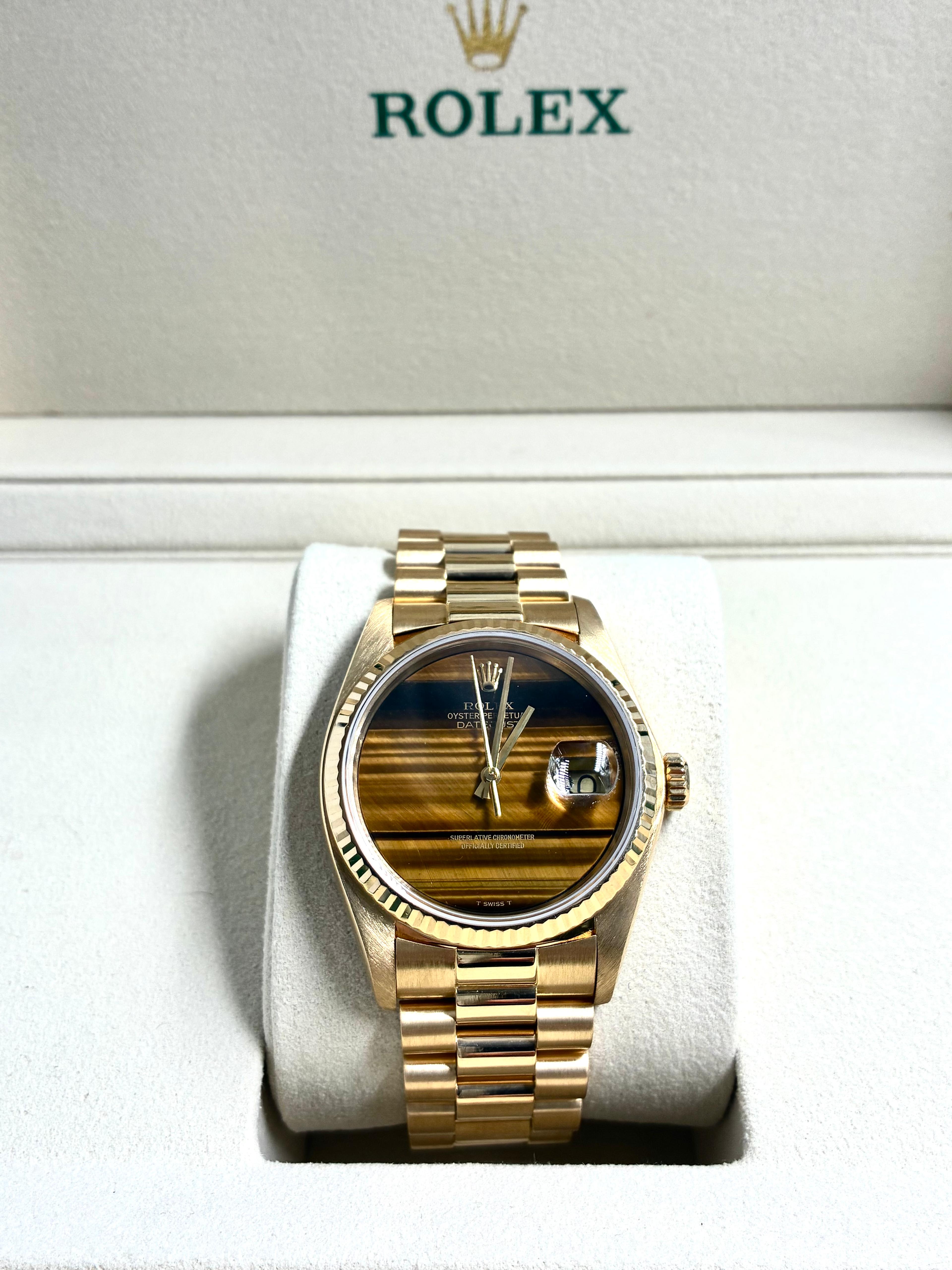 Rolex Datejust 16018 Tiger Eye