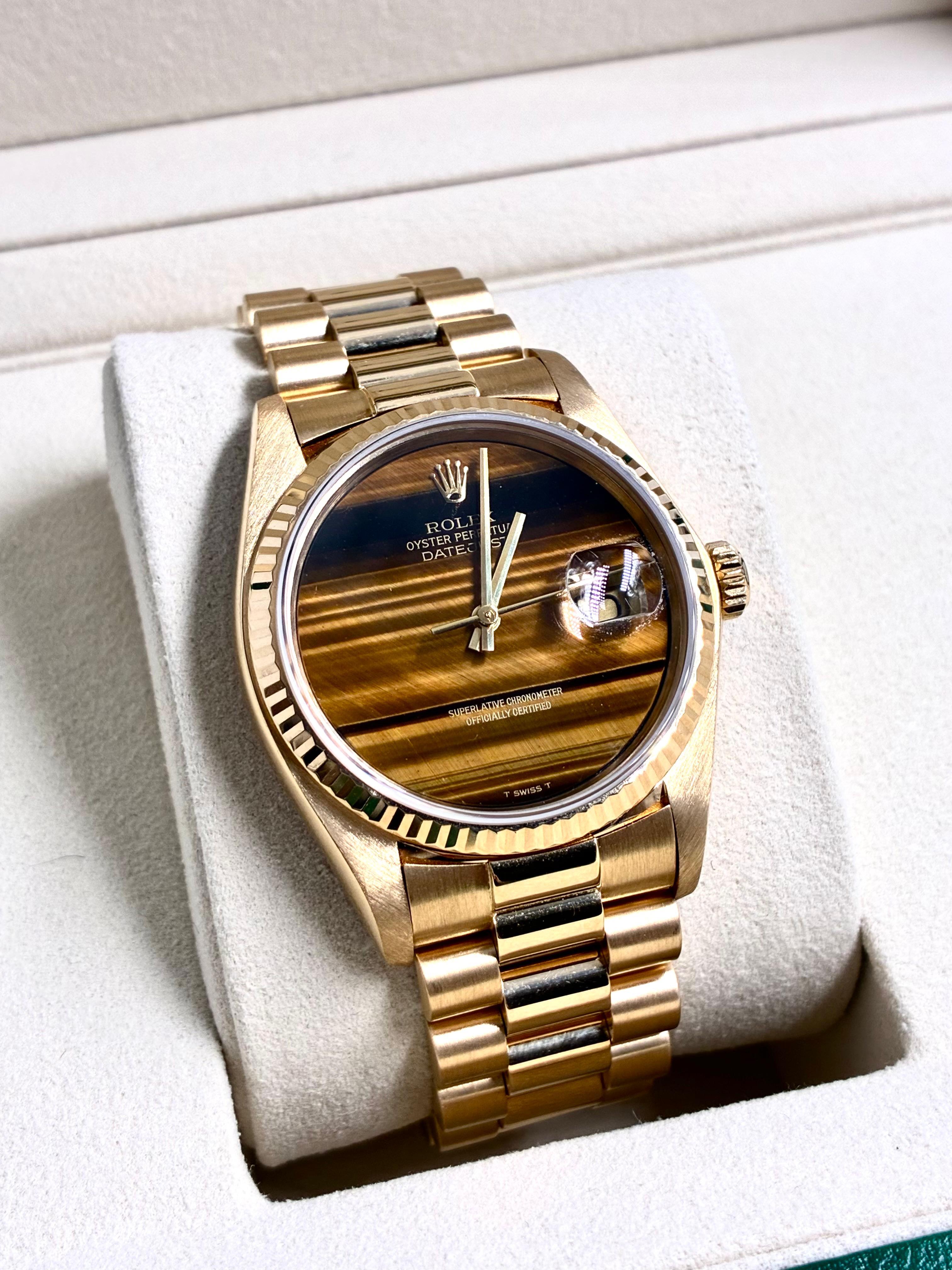 Rolex Datejust 16018 Tiger Eye